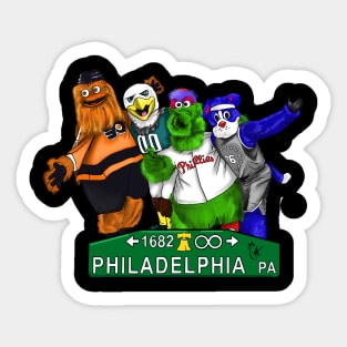 Philly Mascots Sticker